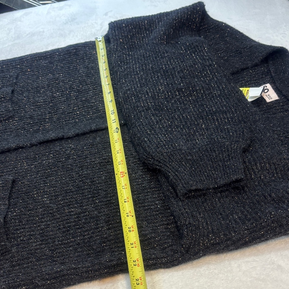 SO Men's Black Cardigan Sweater - Picture 5 of 8